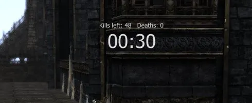 On-screen counter: Kills left 48, Deaths 0, and a clock at 00:30