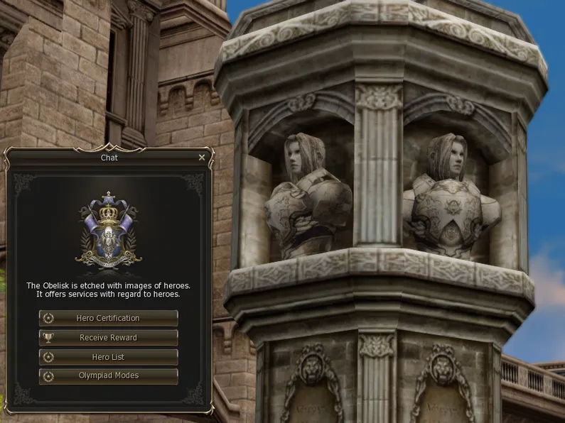 The Monument of Heroes with the Olympiad Modes option