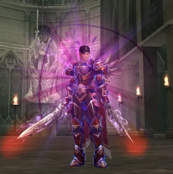 The Super Hero aura on the character
