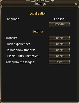 Botón Telegram Messages
