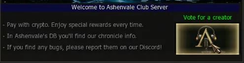 Community Board main screen with the Vote for a creator entry